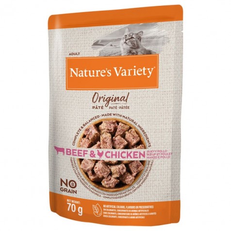 Nature`s-Variety-Original-Adult-Buey-y-Pollo-Paté-para-Gatos