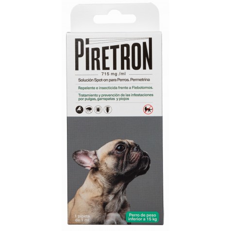 Pipetas-Piretrón-Spot-On-para-Perros-menos-de-15-kg