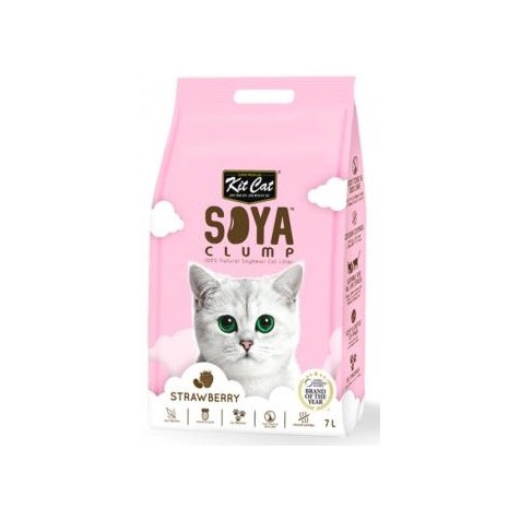 Kit-Cat-Arena-Eco-SoyaClump-Fresa-para-Gatos