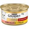 Purina Gourmet Gold Bocaditos en Salsa con Salmón y Pollo Gato Latas