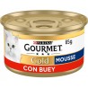 Purina Gourmet Gold Mousse con Buey Gato Latas