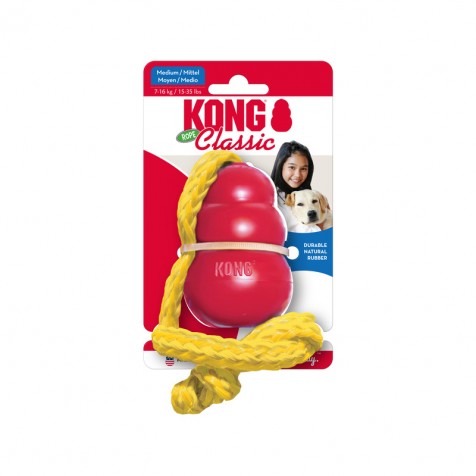 Kong-Classic-Mordedor-con-Cuerda-para-Perros