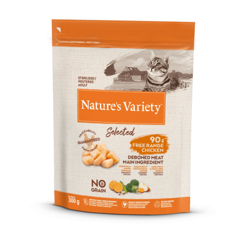 Nature`s-Variety-Selected-Sterilized-Pollo-Adult-Gatos-300-gr