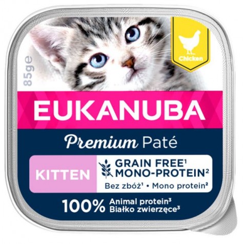 Eukanuba-Kitten-Grain-Free-Paté-Pollo