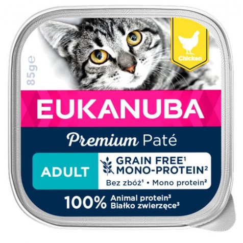 Eukanuba-Adult-Grain-Free-Paté-Pollo-Gato
