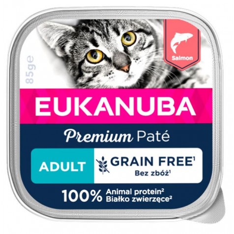 Eukanuba-Adult-Grain-Free-Paté-Salmón-Gato