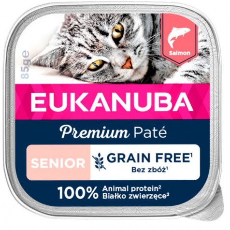 Eukanuba-Senior-Grain-Free-Paté-Pollo-Gato