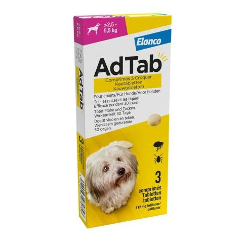 Comprimidos-Masticables-AdTab-para-Perros-2,5-5,5kg-3-comprimidos