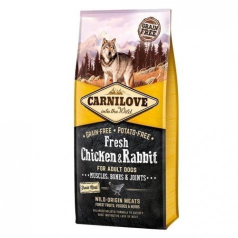 Carnilove Canine Adult Fresh Pollo & Conejo Joints