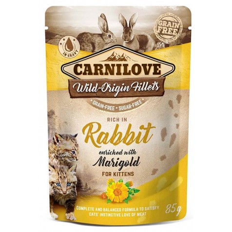 Carnilove-Kitten-Conejo-Grain-Free-Sobres