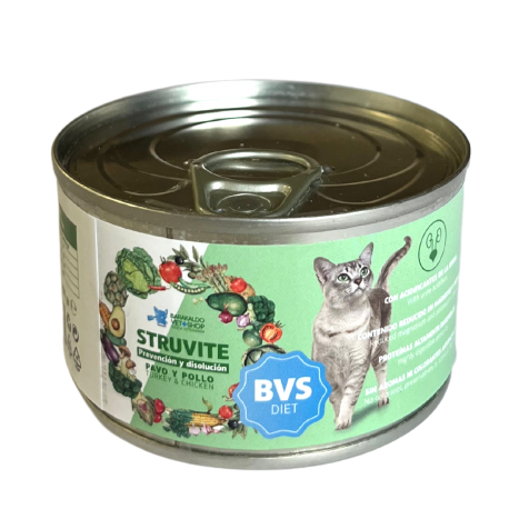 BVS-Diet-Gato-Estruvita-Disolución-Prevención-Pavo-y-Pollo-Barakaldo-Vet-Shop