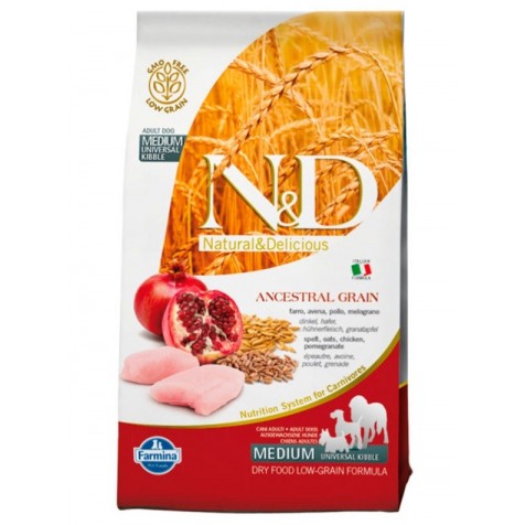 Farmina ND Ancestral Grain Medium / Maxi Pollo y Granada