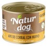 Naturdog Wet Puppy Ave de Corral con Huevo Grain Free