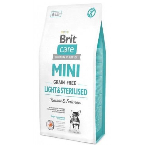 Brit-Care-Grai- Free-Mini-Sterilised-&-Ligh- Conejo-y-Salmón
