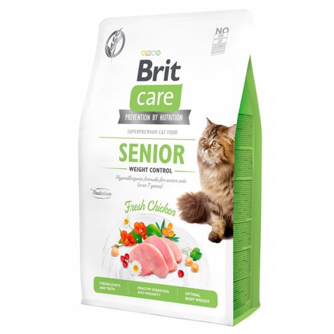 Brit Care Senior Cat Grain Free Weight Control Pollo