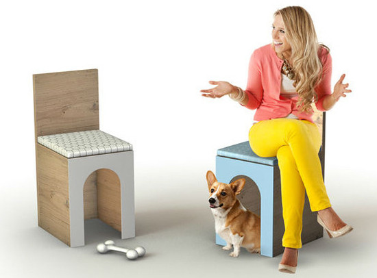 fido silla caseta perro - Compartir muebles con tu mascota