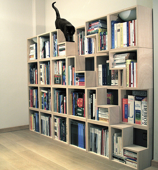 libreria mascotas 11 - Compartir muebles con tu mascota