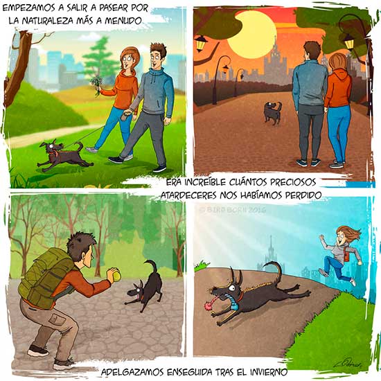 comic perro adoptado bird born 6 - Bird Born para adoptar un perro