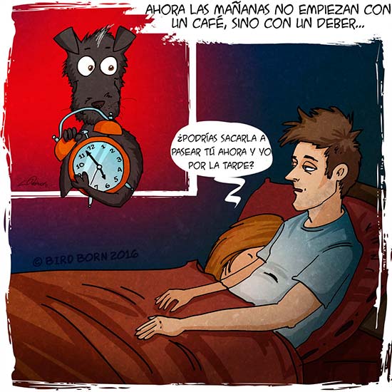 comic perro adoptado bird born 7 - Bird Born para adoptar un perro