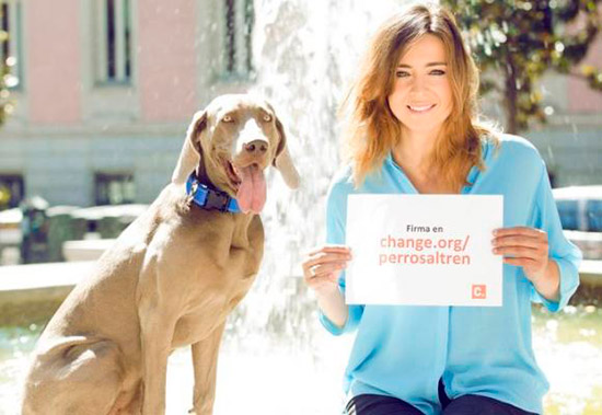 perrosaltren Sandra Barneda - Qué harías para viajar con tu perro en tren