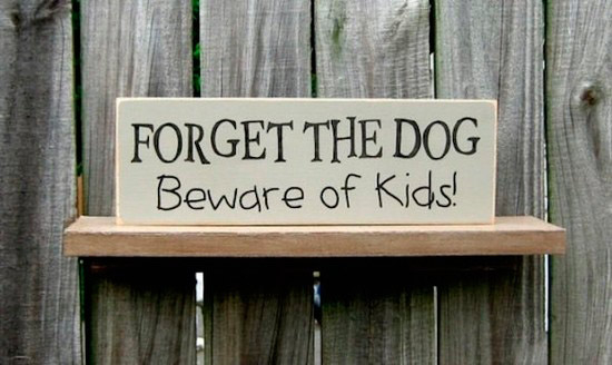 cartel aviso perro - Carteles de 'Cuidado con el perro'