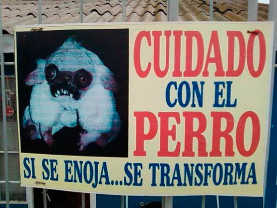 carteles cuidado con el perro 4 - Carteles de 'Cuidado con el perro'