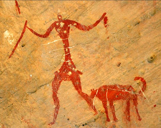 perros en la prehistoria - Tumba con restos de una familia con perros