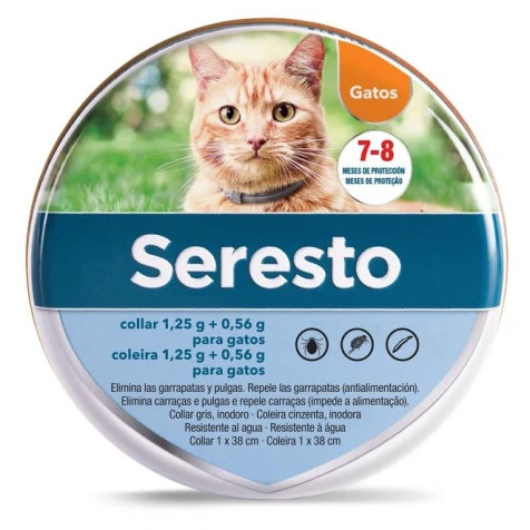 comprar collar seresto para gatos - ¿Cuáles son los mejores collares antiparasitarios para gatos?