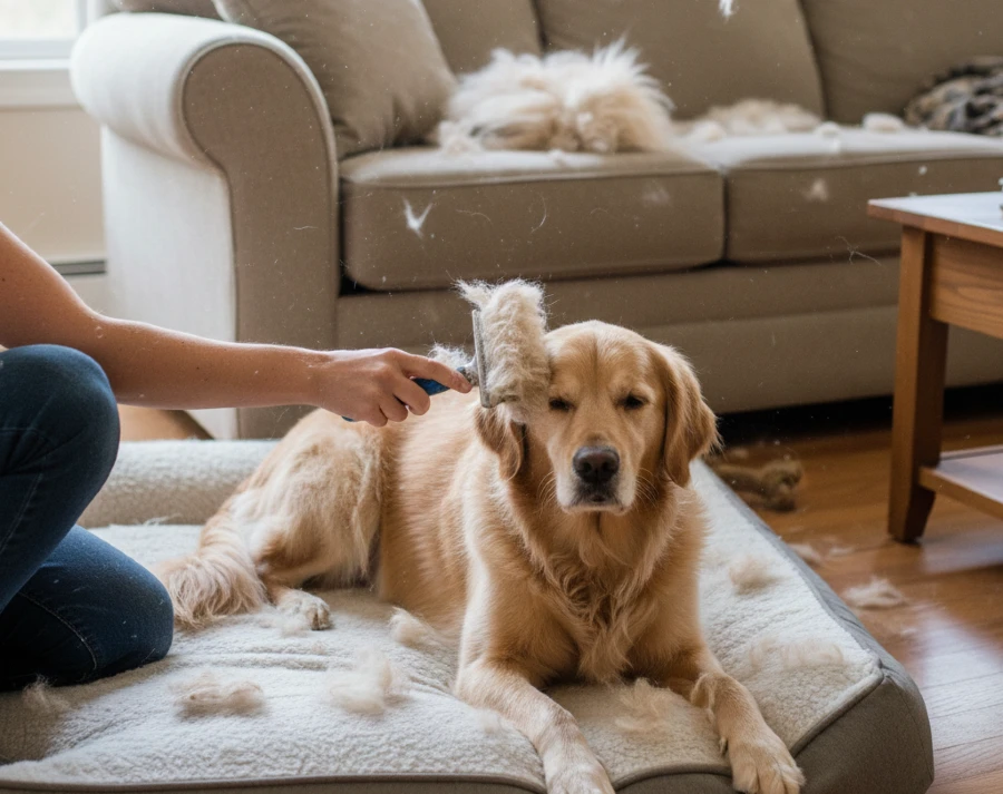 Muda de pelo en perros: cuándo ocurre, cuánto dura y cómo controlarla mudaje pelo perros - Muda de pelo en perros: cuándo ocurre, cuánto dura y cómo controlarla