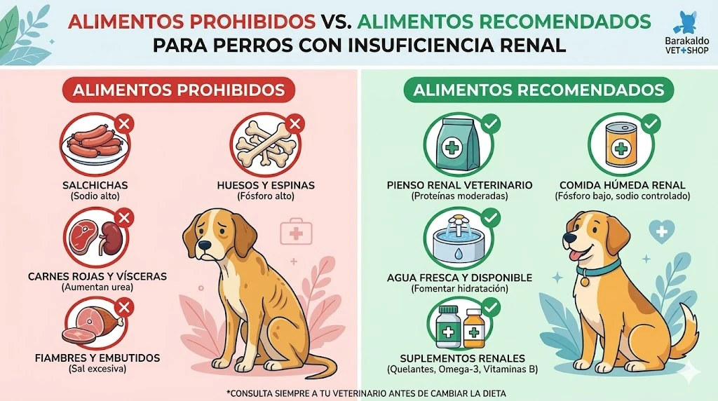 Insuficiencia renal en perros: síntomas, fases y alimentación recomendada alimentos para perros insuficiencia renal - Insuficiencia renal en perros: síntomas, fases y alimentación recomendada