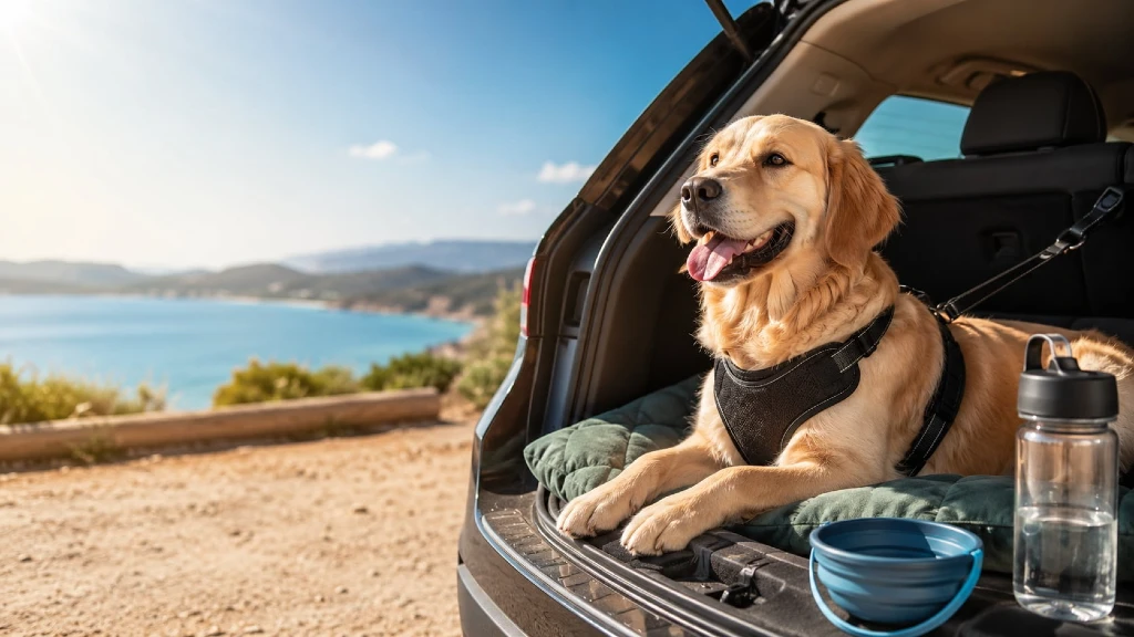 como viajar en verano con tu perro